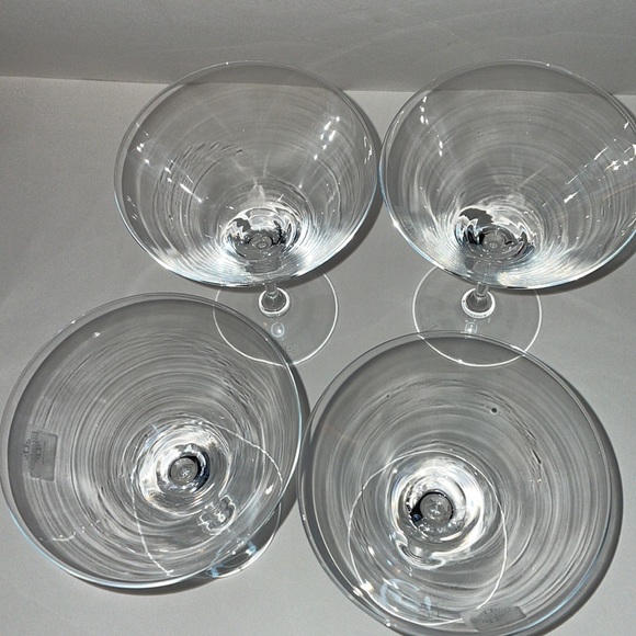 4 Fitz and Floyd martini glasses - Picture 3 of 5